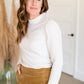 Justice Mock Neck Bushed Waffle Thermal Top - FINAL SALE Tops Z Supply