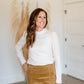 Justice Mock Neck Bushed Waffle Thermal Top Tops Z Supply