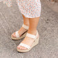 Kalyn Natural Wedge Sandal Shoes