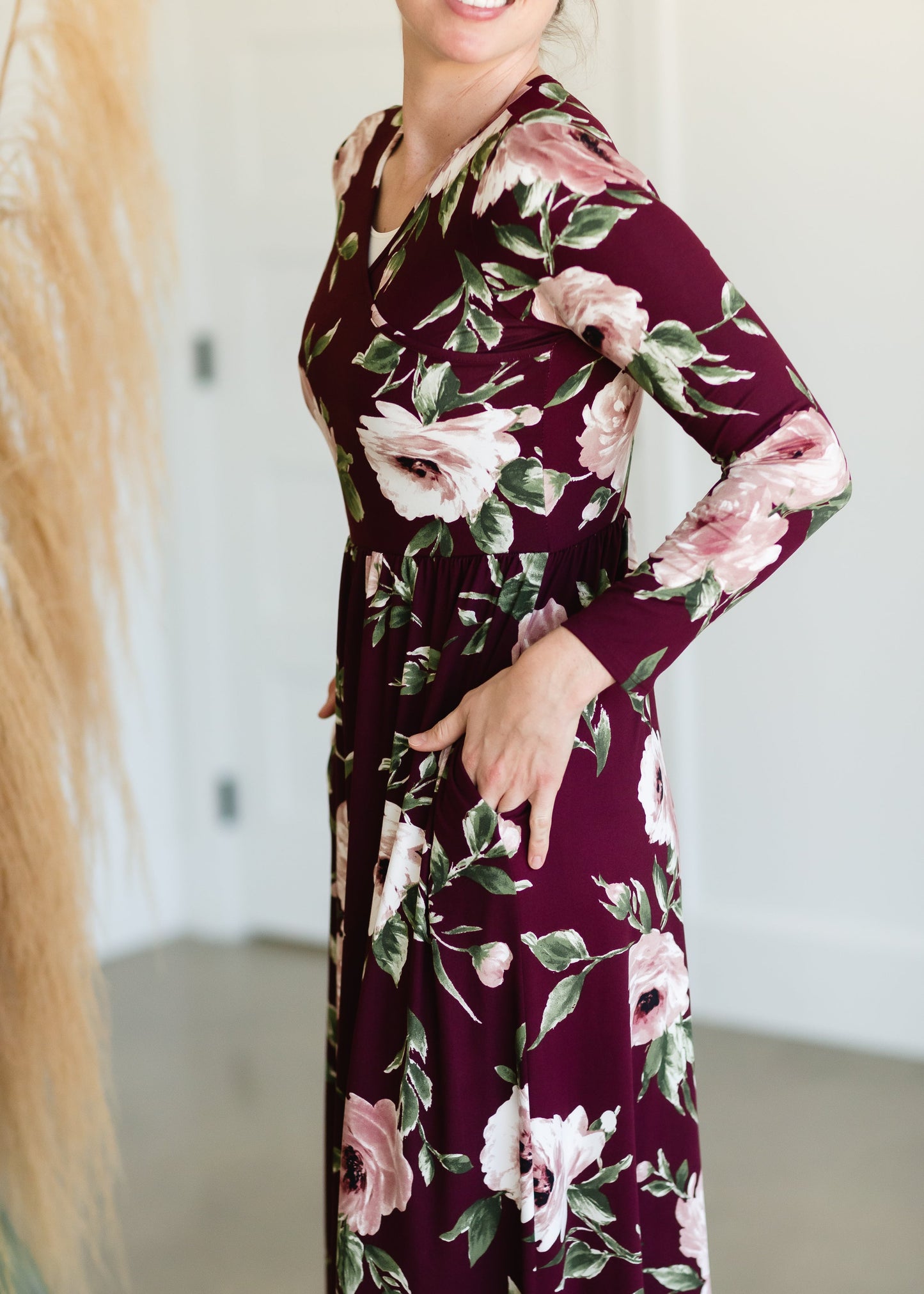 Kayli Wrap Front Floral Maxi Dress - FINAL SALE Dresses