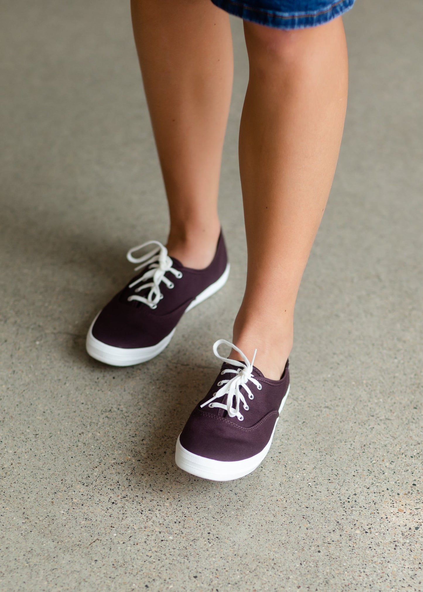 Keds Burgundy Canvas Sneaker - FINAL SALE Shoes