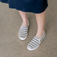 Keds® Double Decker Navy Stripe Canvas Sneakers Shoes