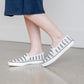 Keds® Double Decker Navy Stripe Canvas Sneakers Shoes