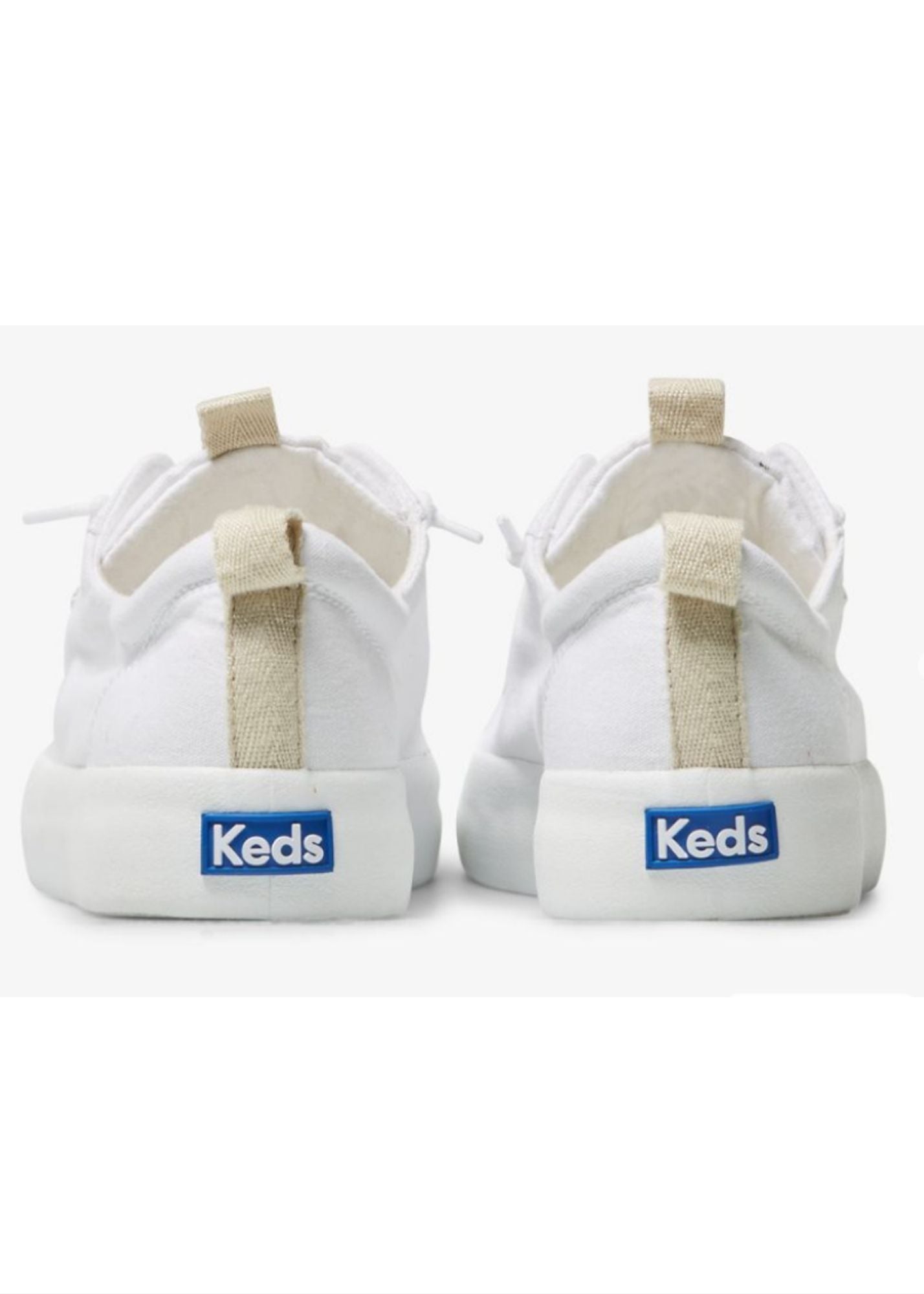 Keds® Kickback White Canvas Sneaker Shoes