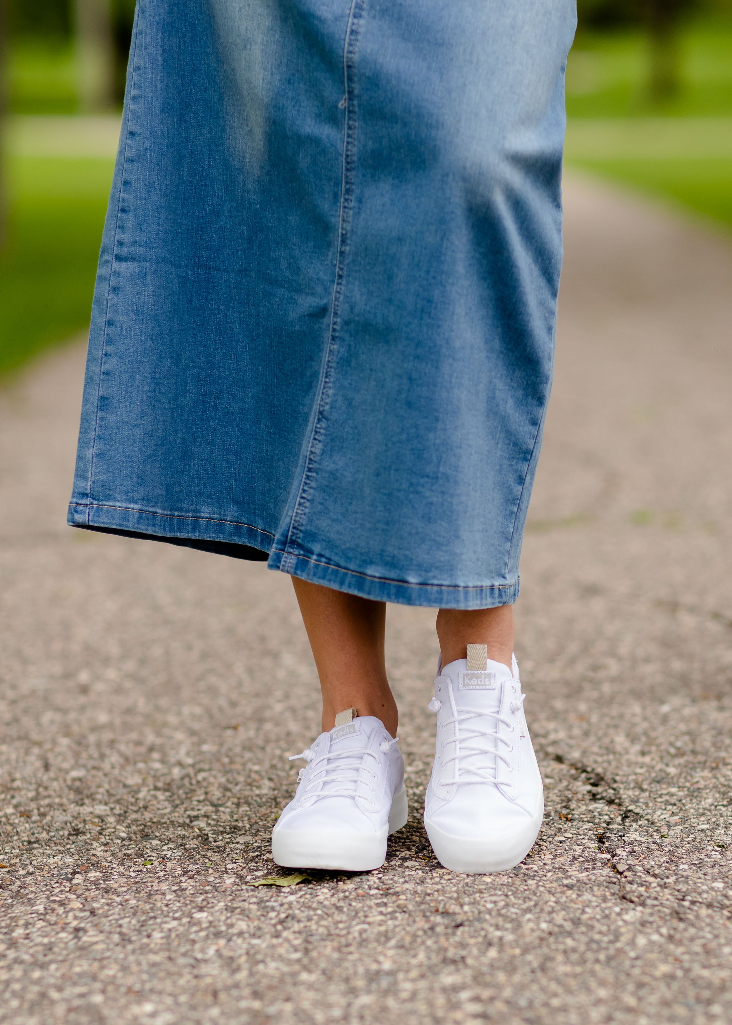 Keds® Kickback White Canvas Sneaker - FINAL SALE – Inherit Co.