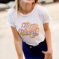 Keep Shining mustard and pink Inherit Graphic Tee