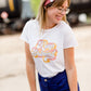 Keep Shining mustard and pink Inherit Graphic Tee