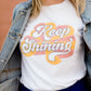 Keep Shining mustard and pink Inherit Graphic Tee