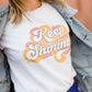 Keep Shining mustard and pink Inherit Graphic Tee