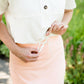 Emerald, coral, and gray midi and maxi modest skirts
