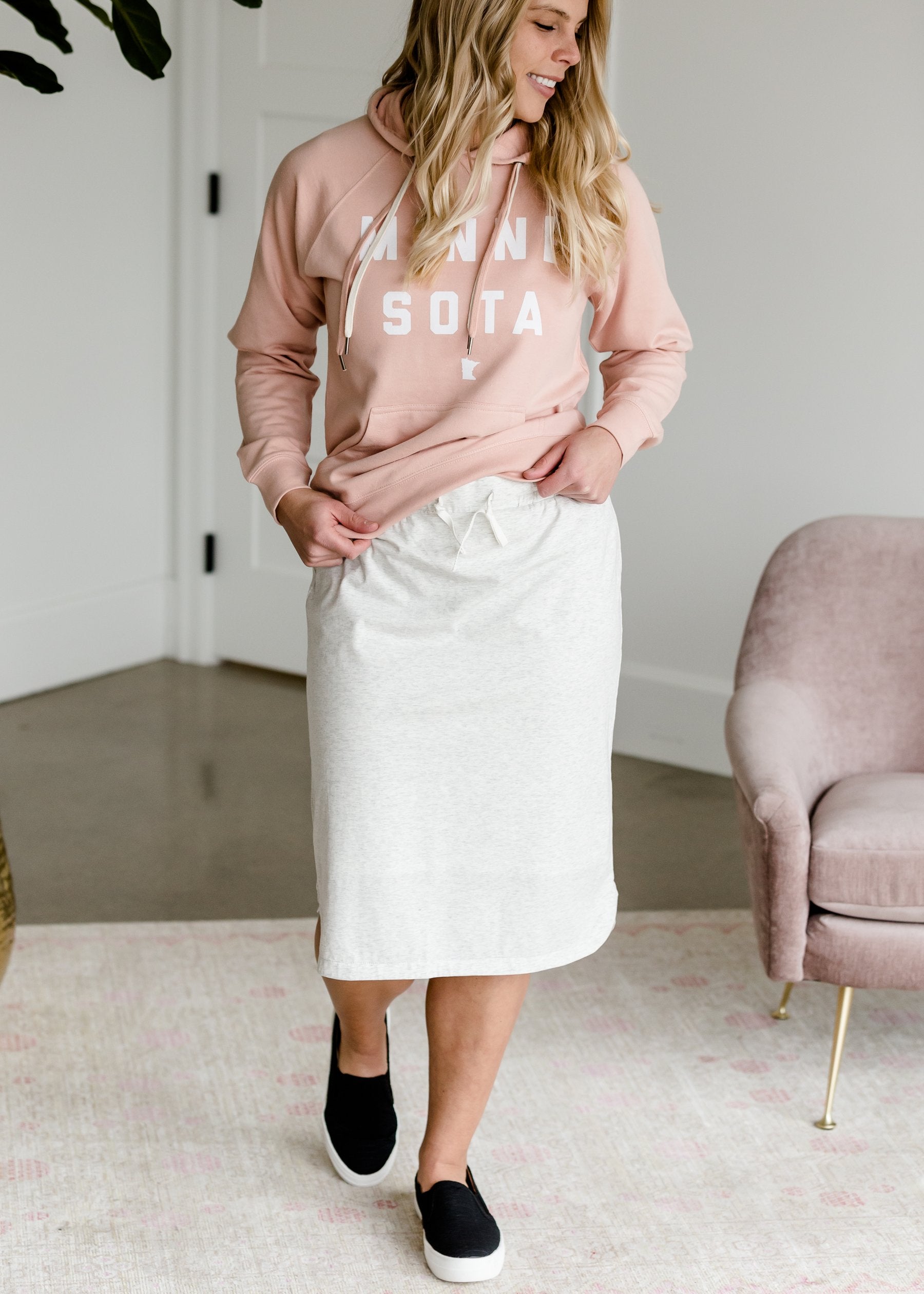 Kelly Drawstring Midi Skirt - FINAL SALE Skirts