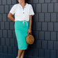 Kelly Drawstring Midi Skirt - FINAL SALE Skirts