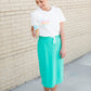 Kelly Drawstring Midi Skirt - FINAL SALE Skirts