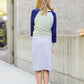 girls knit stretch waist midi skirt in black, gray or tan