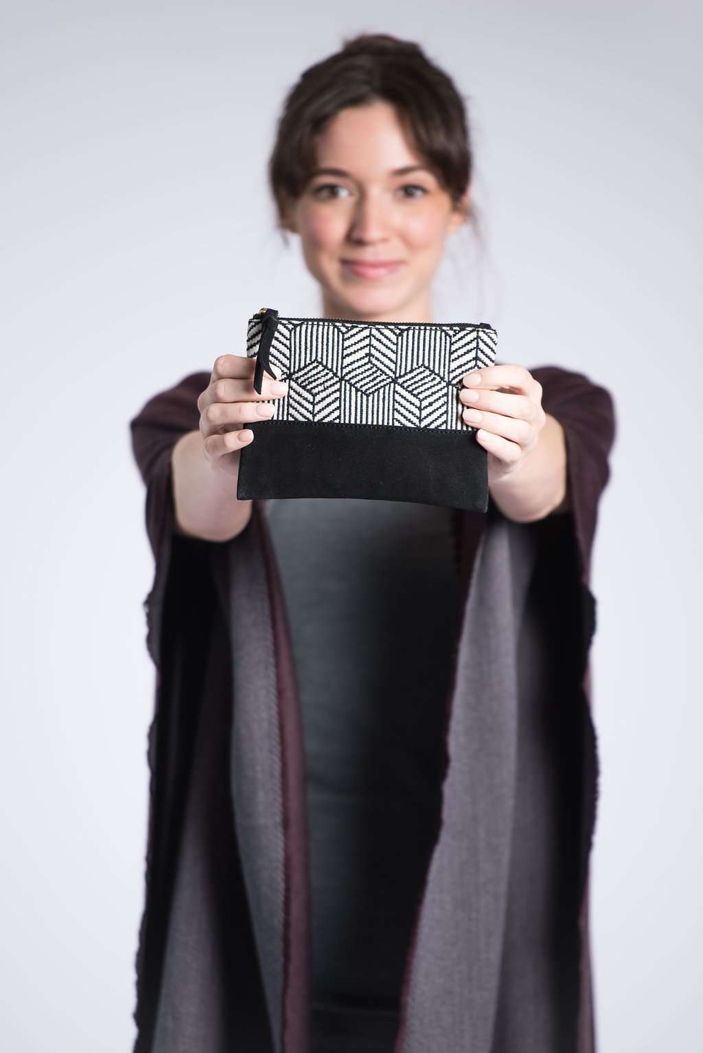 Affordable black cosmetic bag modest gifts