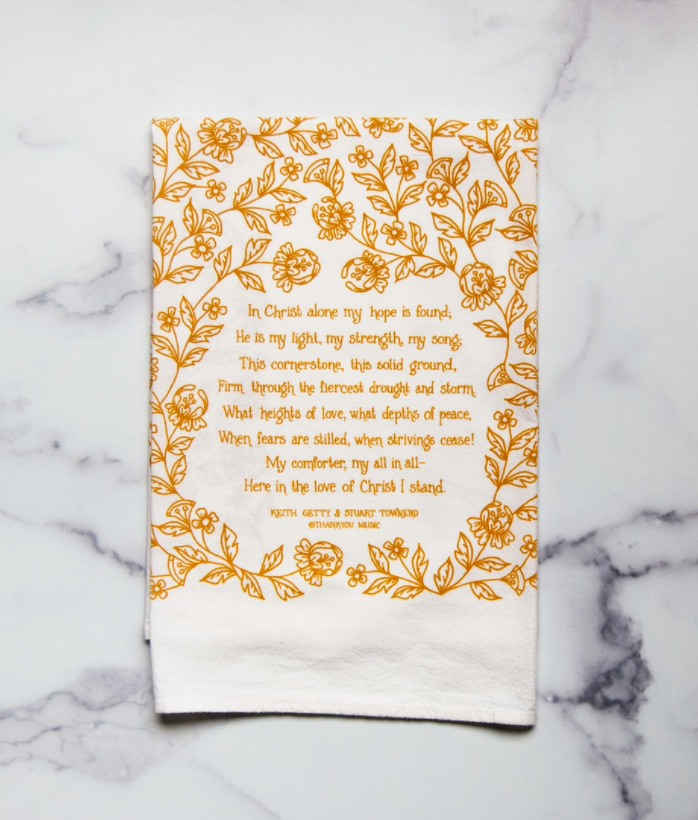 KJV Scripture Tea Towels Home & Lifestyle Little Things Studio In Christ Alone