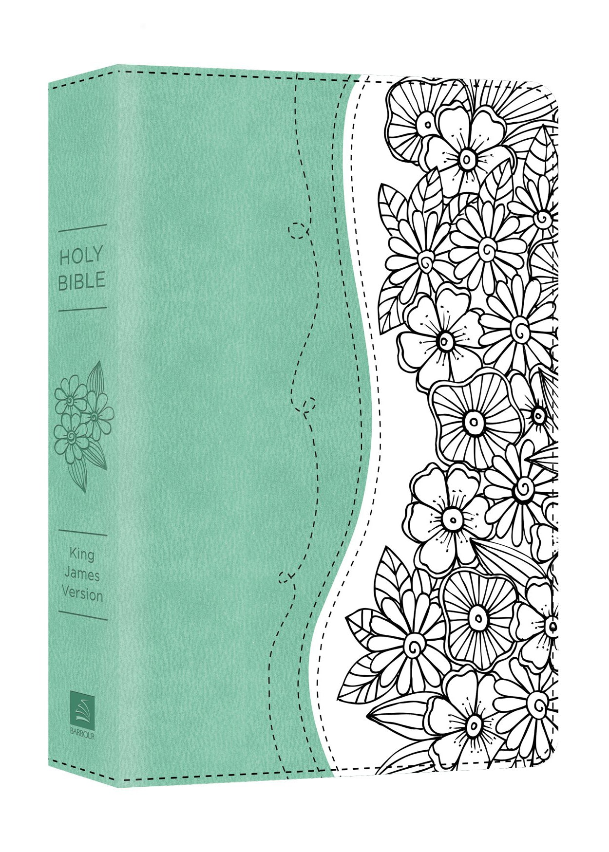 KJV Teal and White Personal Reflections Home & Lifestyle