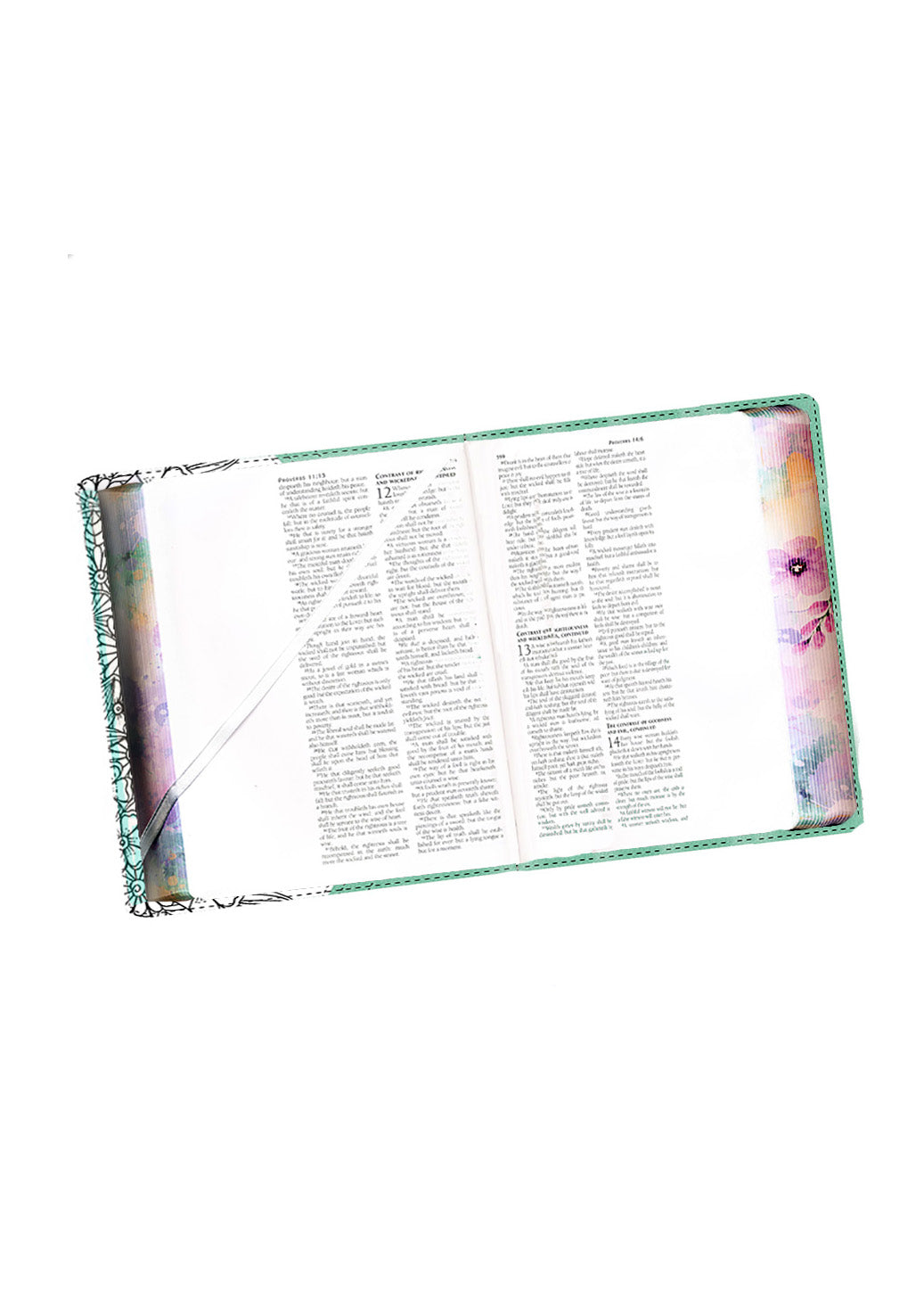 KJV Teal and White Personal Reflections Home & Lifestyle