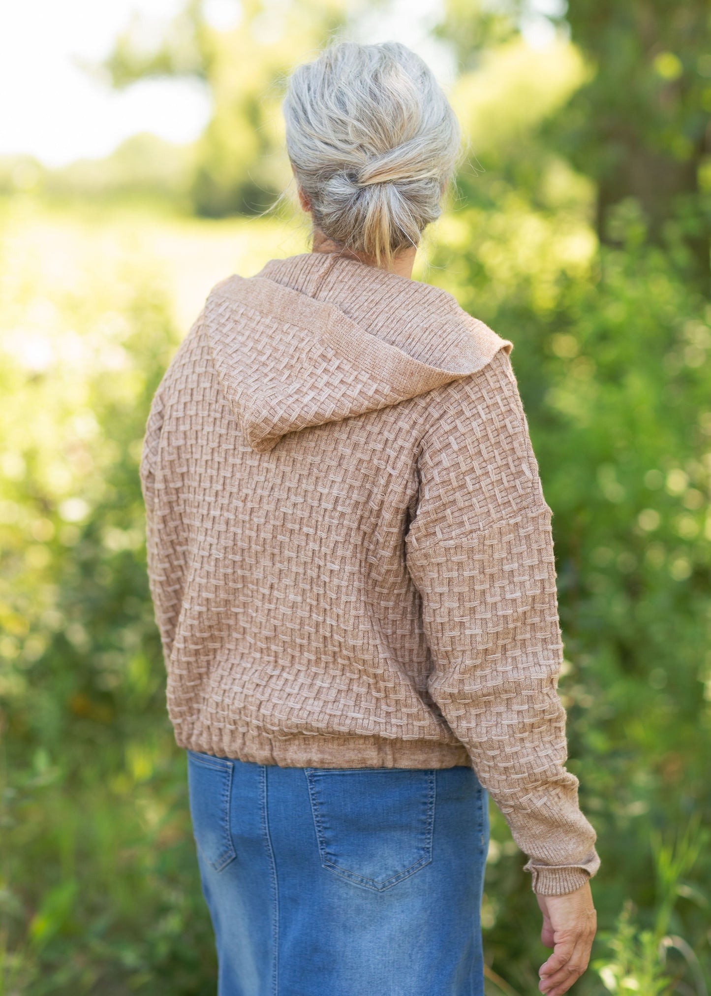 Knit Button Up Top Tops
