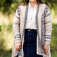 Knit Drape Striped Sweater DISCONTINUED Tops