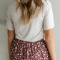 Knit V-Neck Front Pocket Tee Shirt Zenana