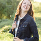 Kut Dark Wash Bambella Denim Jacket - FINAL SALE Tops