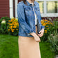Kut Medium Wash Boyfriend Denim Jacket - FINAL SALE Tops