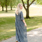 Lace Overlay Bell Sleeve Maxi Dress - FINAL SALE Dresses