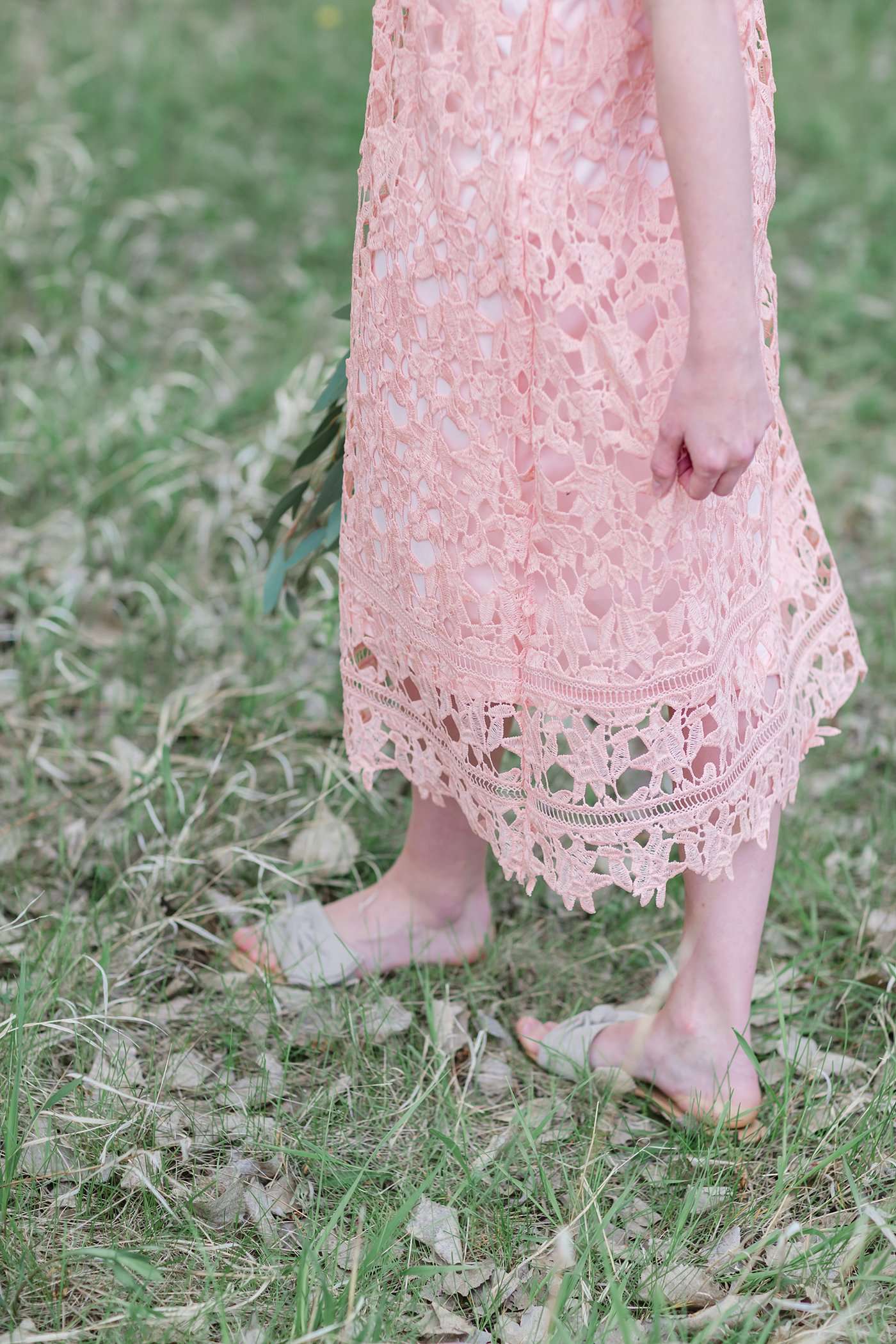 Lace Overlay Midi Dress - FINAL SALE Dresses