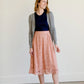Lace Stretch Waist Midi Skirt - FINAL SALE Skirts