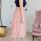 Lace Stretch Waist Midi Skirt - FINAL SALE Skirts