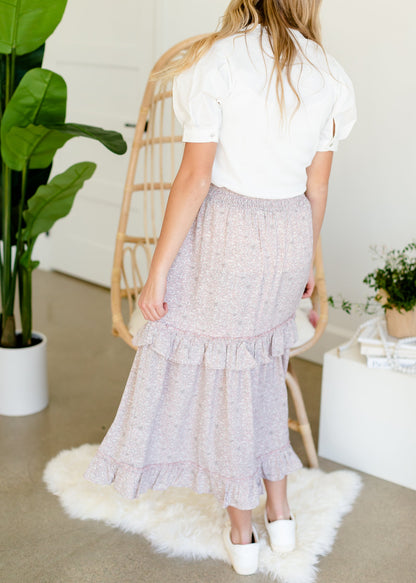 Lace Tiered Flowy Skirt - FINAL SALE Skirts