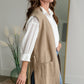 Lalo Button Up Top with Pockets Shirt Z Supply
