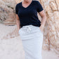 Lanelle Cuffed Sleeve Tee - FINAL SALE Tops Thread & Supply