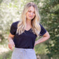 Lanelle Cuffed Sleeve Tee Tops Thread & Supply