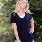 Lanelle Cuffed Sleeve Tee Tops Thread & Supply