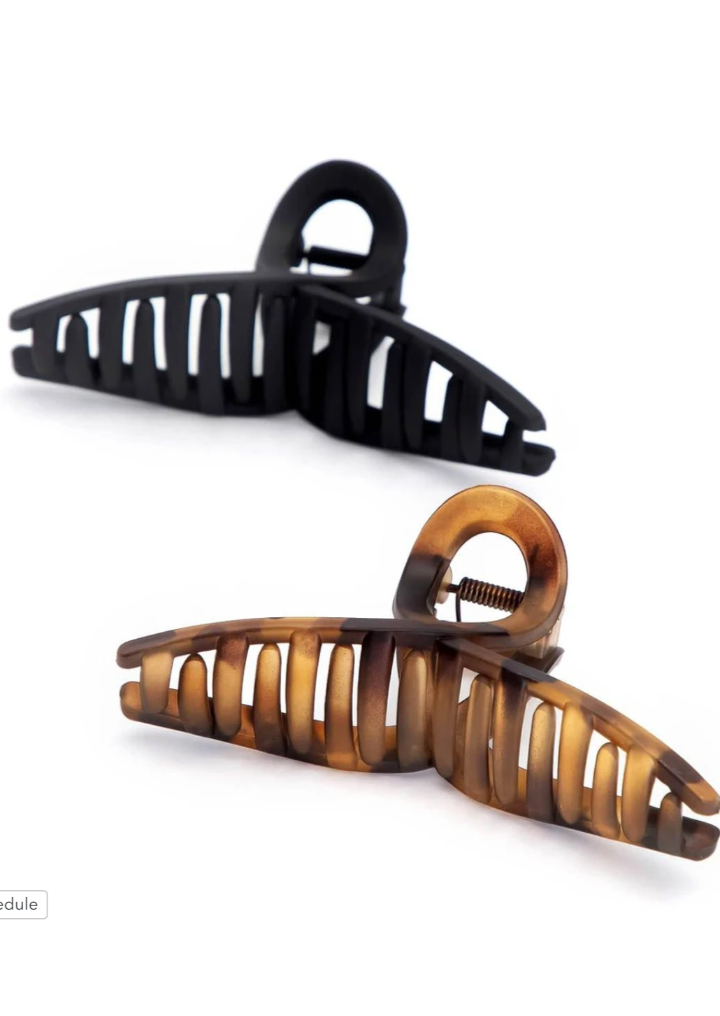 Large Loop Claw Clip 2 Pack Accessories kitsch