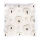 Bloom and Give Ivory Pillow with navy accent