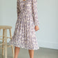 Lavender Blush Pleated Midi Dress - FINAL SALE Dresses