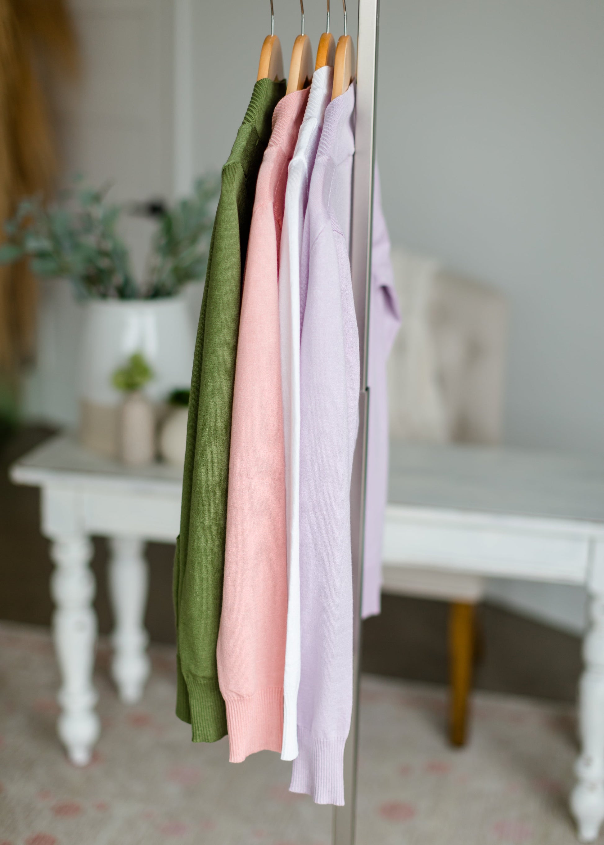 Lavender Long Sleeve Sweater Cardigan - FINAL SALE Tops