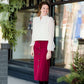 Layered Ruffle Blouse Tops