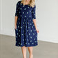 Leaf Printed Midi Dress - FINAL SALE Dresses