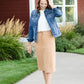 Leandra Mocha Knit Skirt - FINAL SALE Skirts