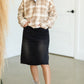 Lee Black Denim Midi Skirt - FINAL SALE Skirts