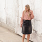 Lee Black Denim Midi Skirt - FINAL SALE Skirts Inherit