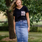 Leopard Basic Pocket Tee - FINAL SALE Tops
