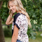 Leopard Basic Pocket Tee - FINAL SALE Tops