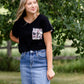 Leopard Basic Pocket Tee - FINAL SALE Tops