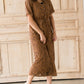 Leopard Print Midi Dress - FINAL SALE Dresses