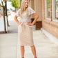 Leopard Print Ruffle Sleeve Top Tops Mikarose